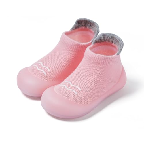Bearbay Baby Sock Shoes Baby First Walking Shoes Infant Non-Slip Breathable Slippers Baby Boys Girls Sneakers - Image 1