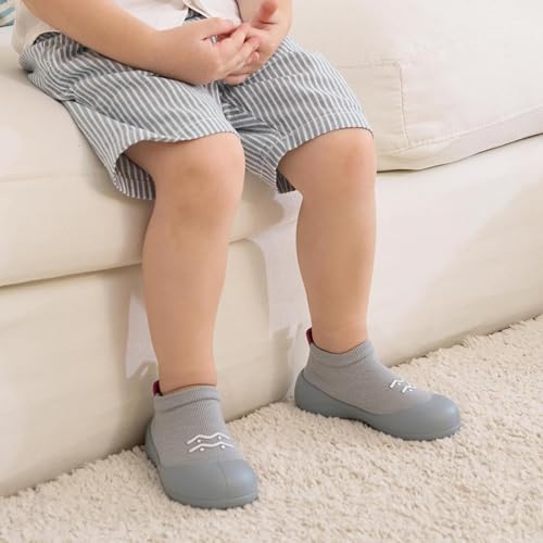 Bearbay Baby Sock Shoes Baby First Walking Shoes Infant Non-Slip Breathable Slippers Baby Boys Girls Sneakers - Image 5