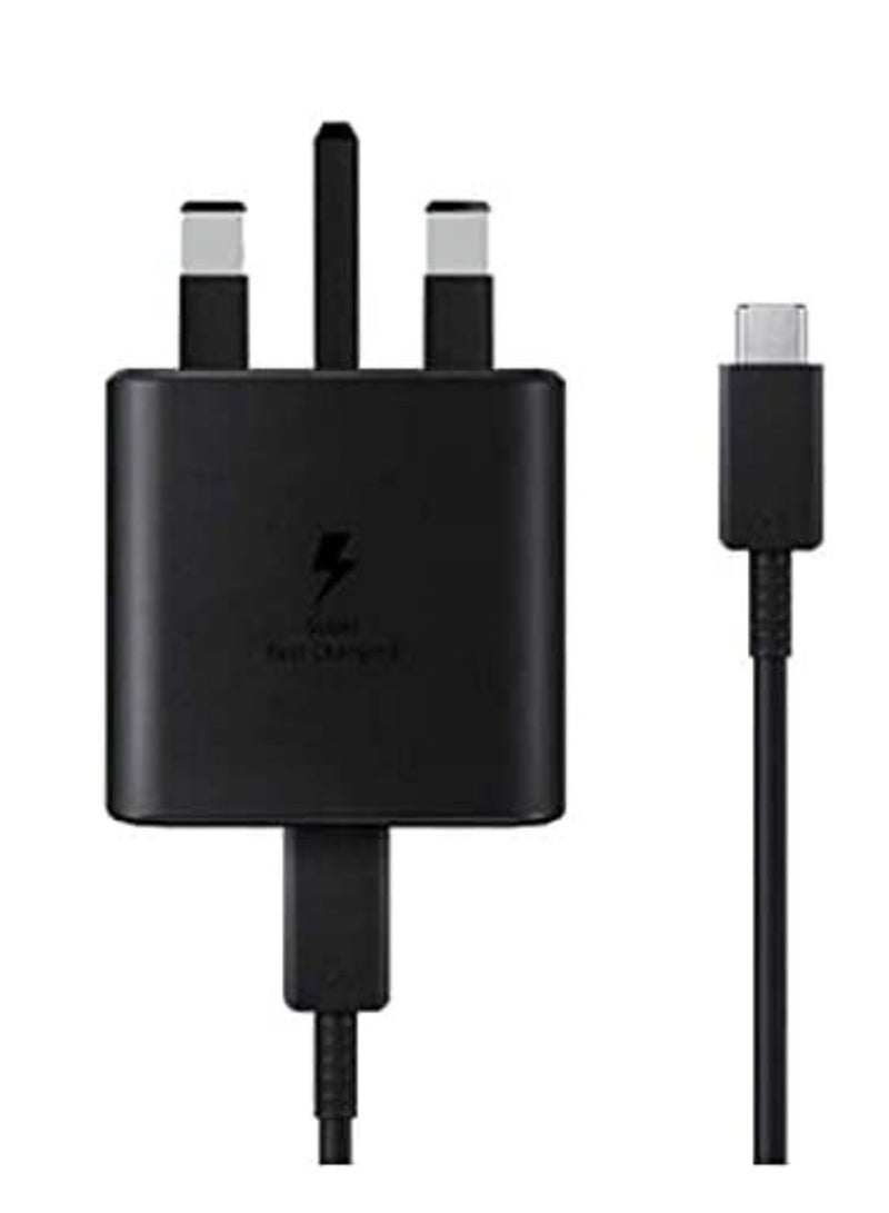 MUNTAQI compatible Samsung 45W USB Type C UK Travel Adaptor with Cable, EP-TA845XBEGGB, BlackSamsung Original 45W Fast Charging USB-C Mobile Phone Mains Plug/Wall Charger, Genuine Samsung Charger Samsung UK - Image 3