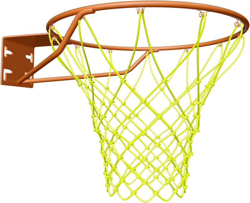 THUNDERBAY Reinforced Heavy Duty Breakaway Wall Mounted Basketball Rim,18 inch Basketball Rim Goal Replacement for Indoor Outdoor Walls - Image 4