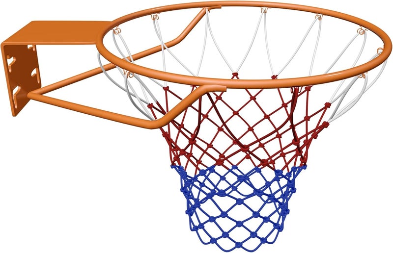 THUNDERBAY Reinforced Heavy Duty Breakaway Wall Mounted Basketball Rim,18 inch Basketball Rim Goal Replacement for Indoor Outdoor Walls - Image 2