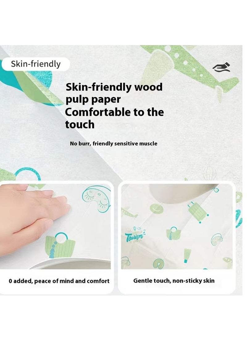 Disposable Toilet Seat Covers 50 Pack Travel-Friendly Hygienic Protection for Kids Potty Training and Adults Extra Large Individually Wrapped Flushable for Public Restroom Travel - Image 4