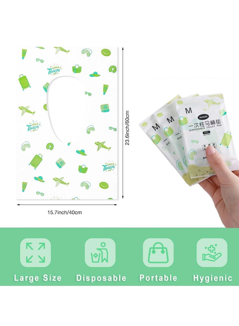 Disposable Toilet Seat Covers 50 Pack Travel-Friendly Hygienic Protection for Kids Potty Training and Adults Extra Large Individually Wrapped Flushable for Public Restroom Travel - Image 5
