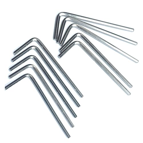 ZDingTech 10pcs 5/64 Allen Wrench Sets,5/64" Hex Key Wrench Set,Allen Key Door Key L Shaped Hex Wrench Set with Long Arm. - Image 1