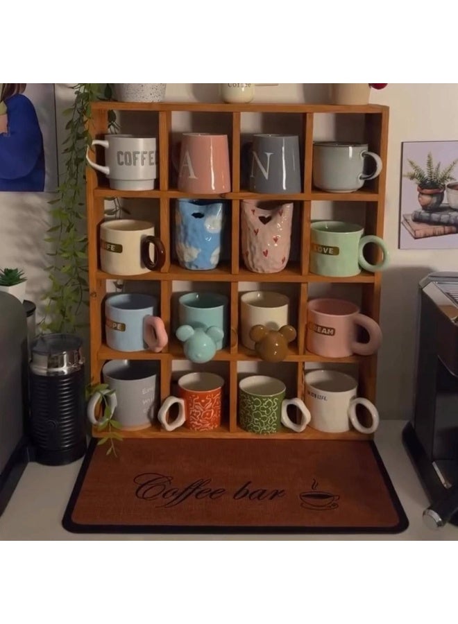 بيت مجات خشبي 16 خانة