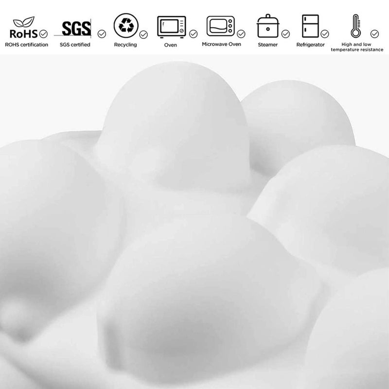 OCPO KITCHEN Lemons Silicone Mold for Baking Mousse Cake, Candy, Chocolate Dessert, Pastry, Ice Cream, Pudding, Lemon (15-Cavity) - Image 4