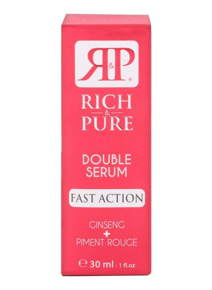 Rich & Pure Double Serum Fast Action Ginseng + Red Pepper 30ml  - Image 1