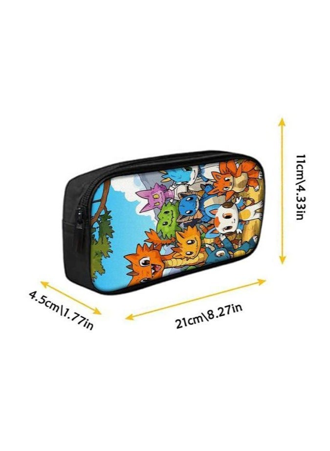Cartoon three-piece schoolbag with front pocket - 929