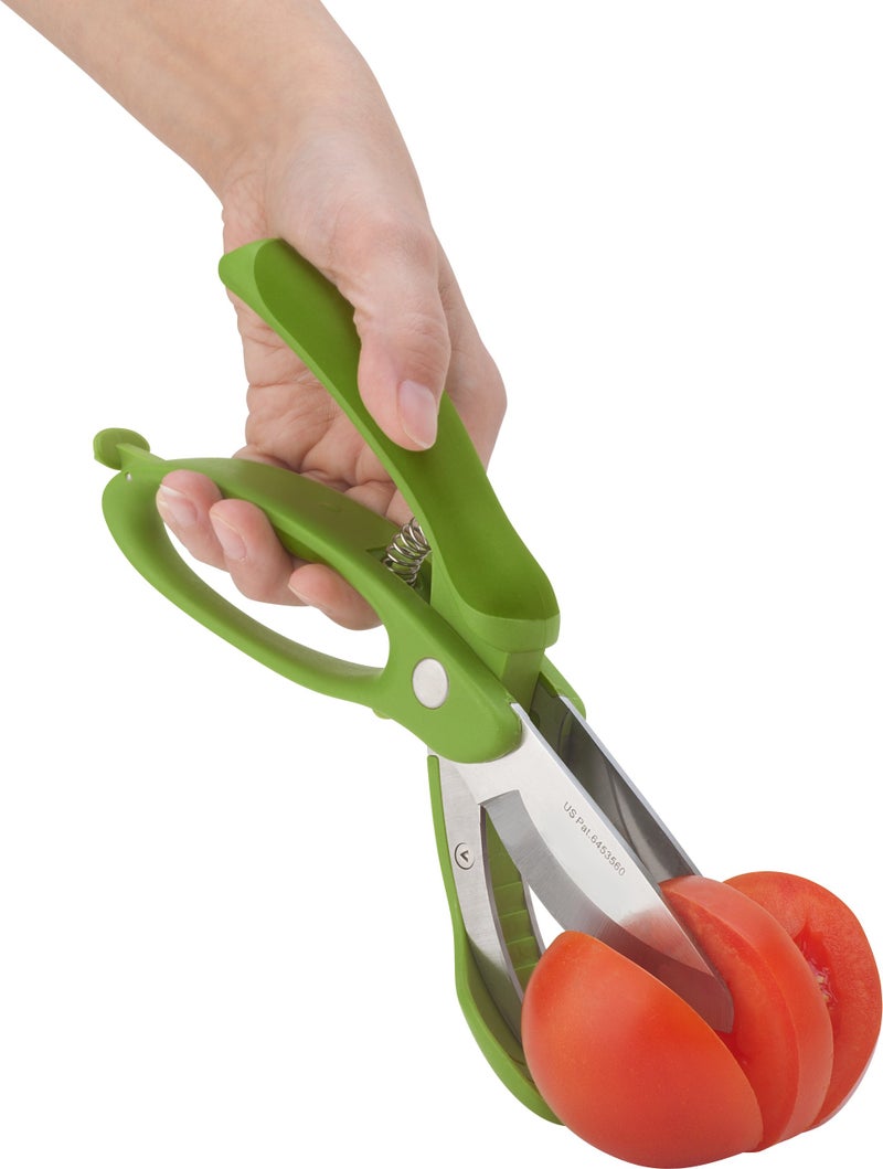 Trudeau Toss and Chop Salad Tongs, Stainless Steel - Image 4