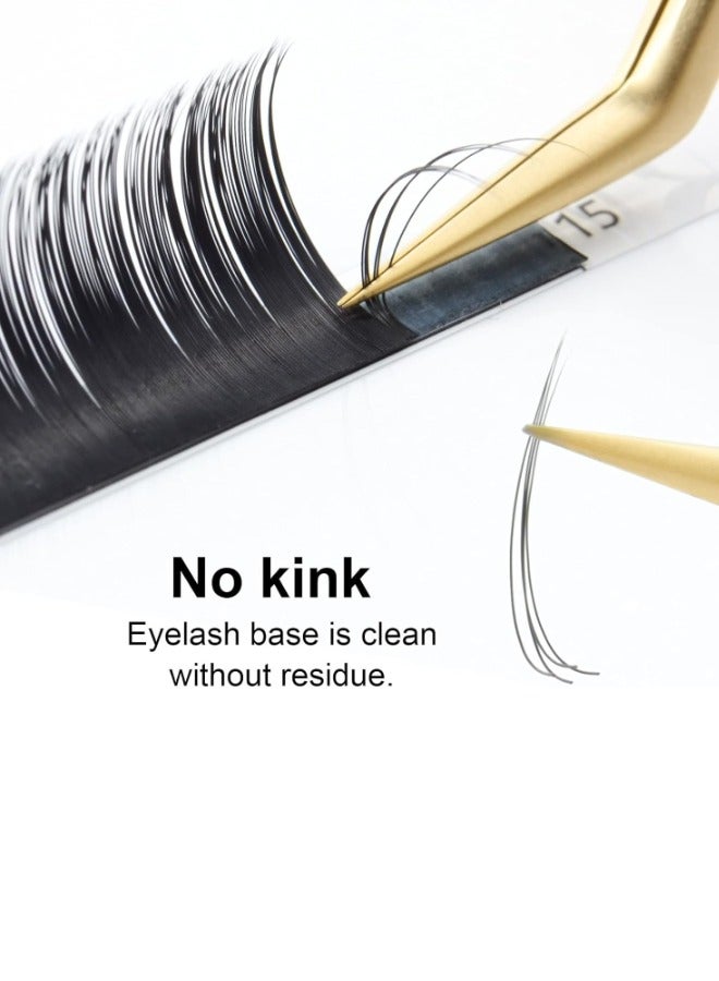 globalstar Vikiyi Individual Mega Volume Eyelash Extensions - 0.03D Mix Tray Natural Look - Image 3