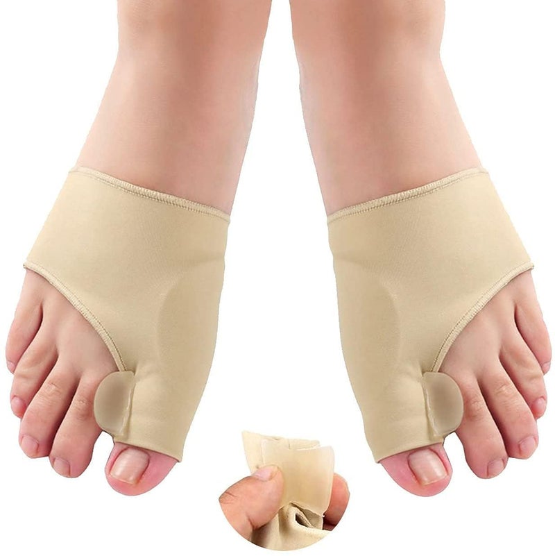 SEFLICA Bunion Corrector for Women & Men (1 Pair) | Toe Corrector with Gel Pad Cushion Socks | Big Toe Leg Finger Straightener | Hammer Toe Splint to Align Bone | Toe Realignment | Hallux Valgus - Image 1