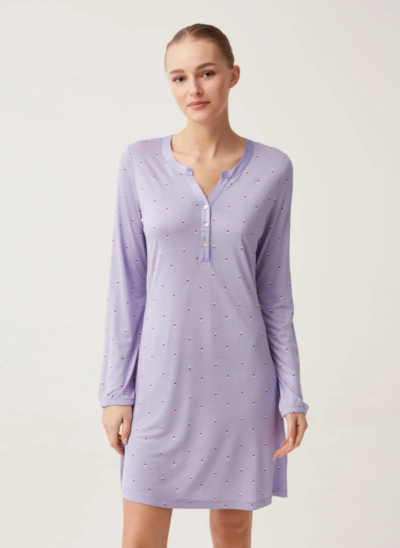 Ovs Ovs Nightdress With Heart Print
