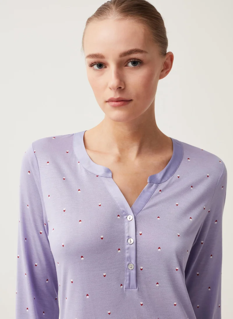 Ovs Ovs Nightdress With Heart Print