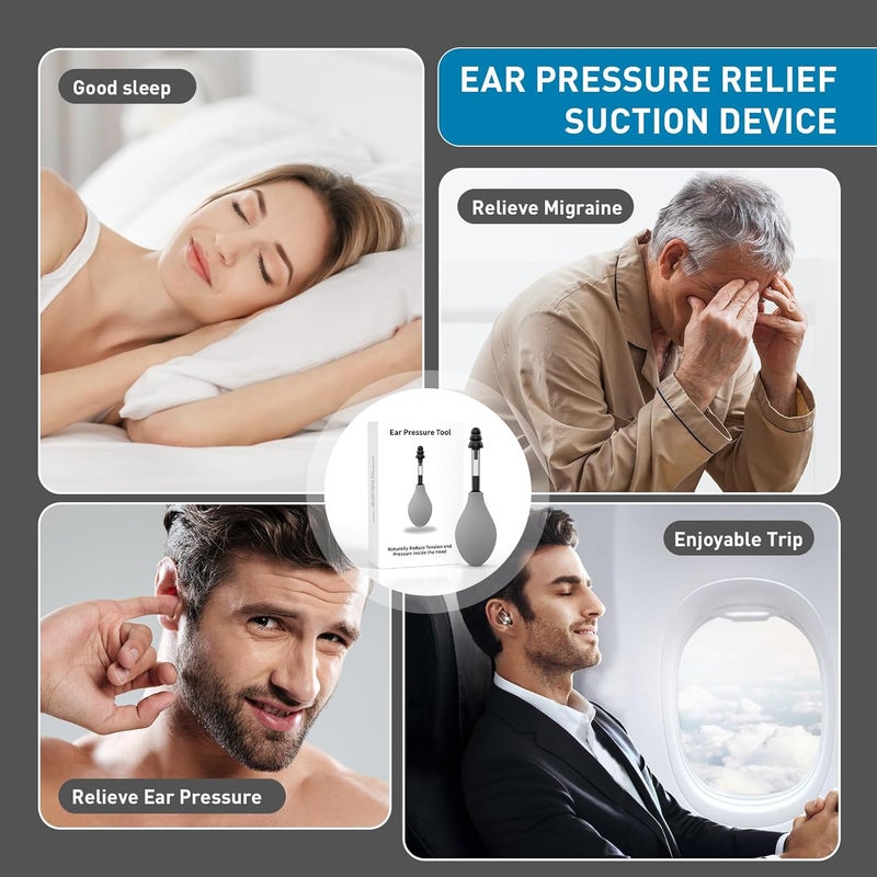 Ear Pressure Relief Device Migraine ReliefNaturelly Ear Pressure Adjuster NonInvasiveBalance Brain ResponsesPerfect for PostFlying Discomfort Airplane Travel Essentials - Image 4