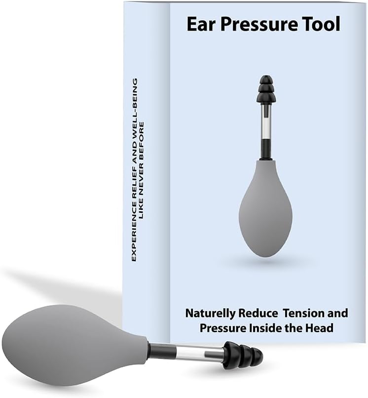 Ear Pressure Relief Device Migraine ReliefNaturelly Ear Pressure Adjuster NonInvasiveBalance Brain ResponsesPerfect for PostFlying Discomfort Airplane Travel Essentials - Image 1