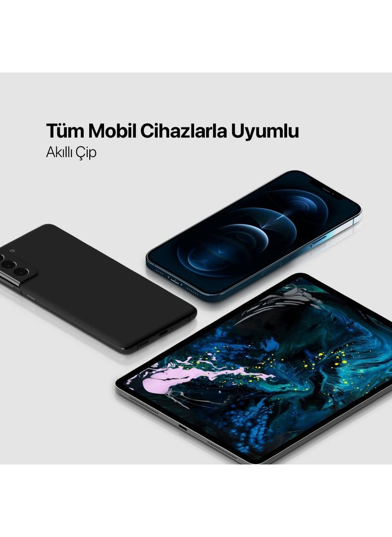 TTec - Charging Current Protected 2.4A/12W Usb-C and Usb-A Charger Huawei Samsung Xiaomi Iphone Charging Head - Image 1