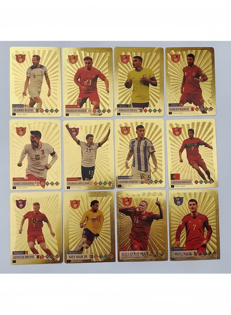 Lee Yon 55-Piece World Football Star Gold Card Collection Set - Image 2