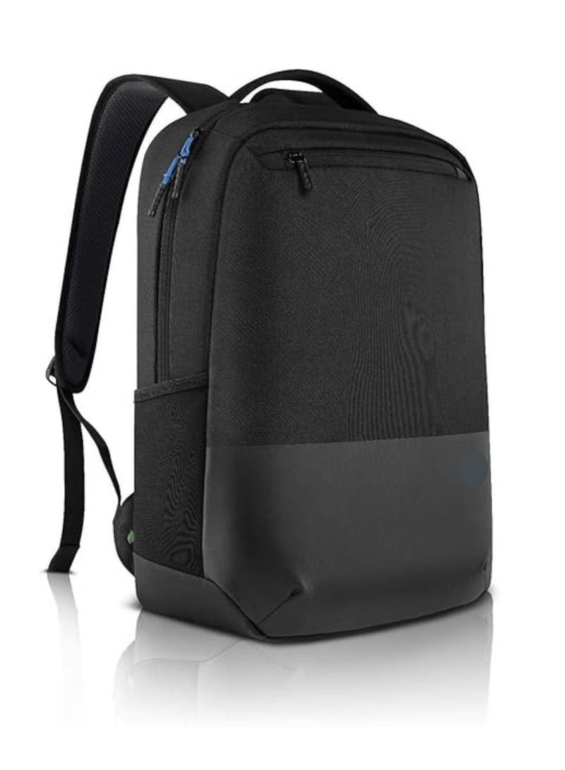 Terabyte Pro Slim Backpack 15, 15.6" Laptop Bag, Zippered Front Pocket, Reflective Element, Foam Padded Laptop Compartment, Air Mesh Padded Shoulder Straps, Black PO1520PS-BACKPACK - Image 1