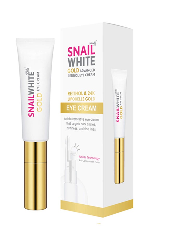 snailwhite - Gold Advanced Retinol Eye Cream - Image 1