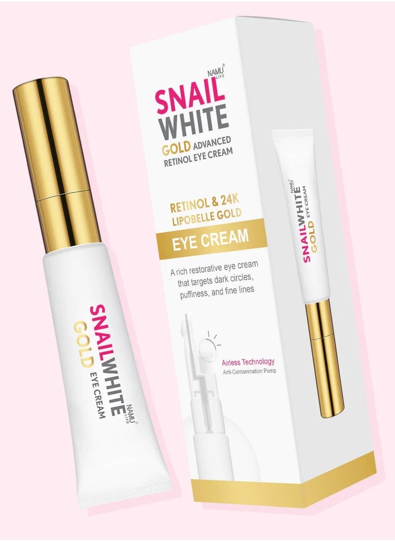 snailwhite - Gold Advanced Retinol Eye Cream - Image 1