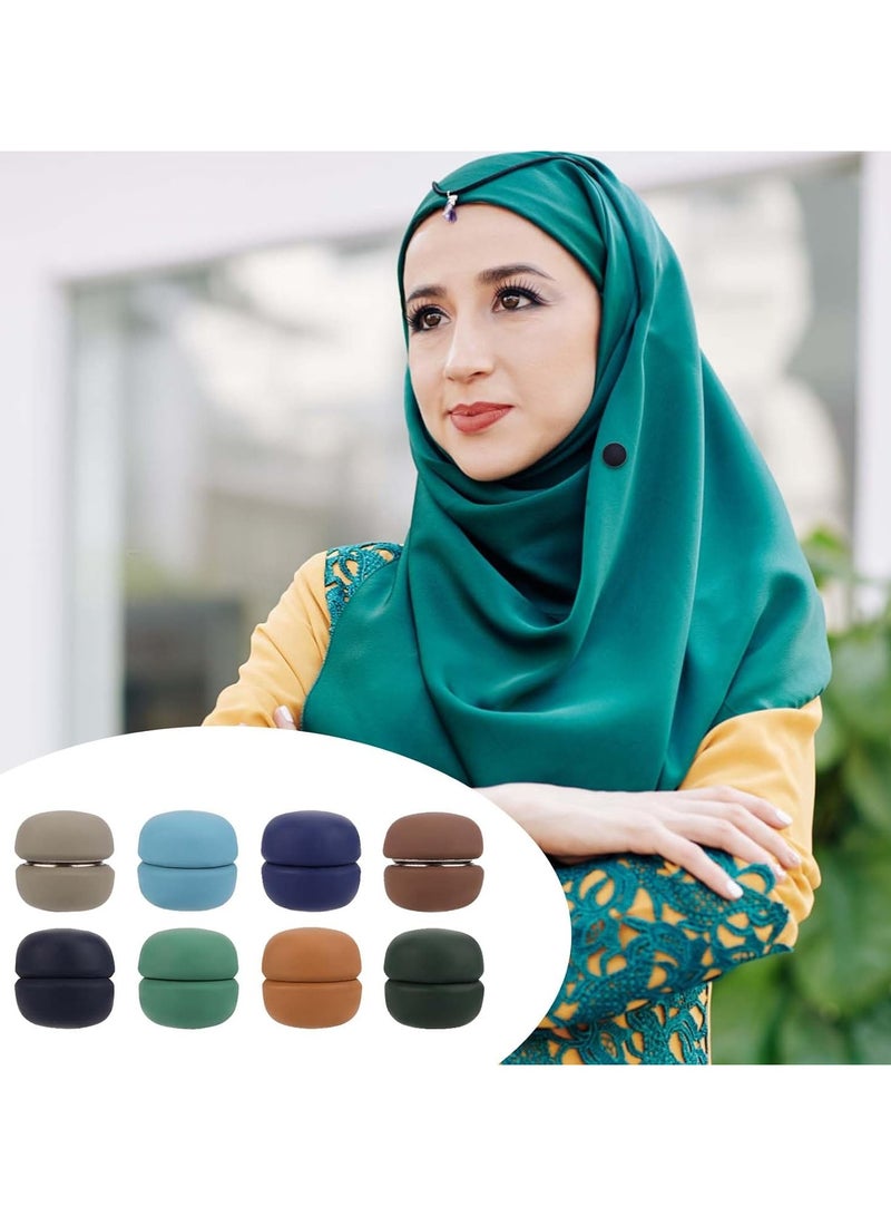 ستار بيجا 8 قطع مغناطيسية للحجاب، دبابيس حجاب قوية متعددة الأغراض، دبابيس حجاب  - Image 4