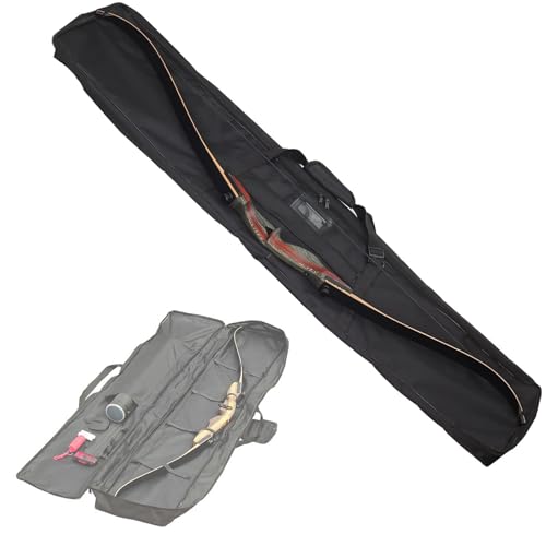 FENJANER Archery Bow Case Recurve Bow Bag Traditional Longbow Bag Lengthen Backpack for Outdoor Shooting Practice (68 inch) - Image 1