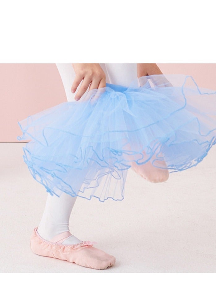 SYOSI Girls Tutu Skirts Ballet Dance Skirts for Kids 4 Layers Tulle Dress Up for Toddler Girls Fluffy Ballet Dress Up for Toddler Kids Children for Party 140cm (Height 130-140cm)  - Image 4