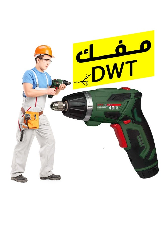 DWT 3.6V Electric Screwdriver Kit with USB Charging, 30 Replacement Bits, L-Shape/Line-Shape Convertible Design, Built-in Flashlight, Speed Control, Protective Bag – Non-Slip Grip - Image 4