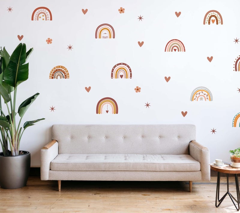 SpecialYou.in Special You Rainbow Theme Wall Stickers | Wall Decor | Rainbow Wall Sticker Wallpaper | Room Decoration Items for Bedroom | Cute Sticker for Wall Decor Items | Boho Home Decors - Image 1