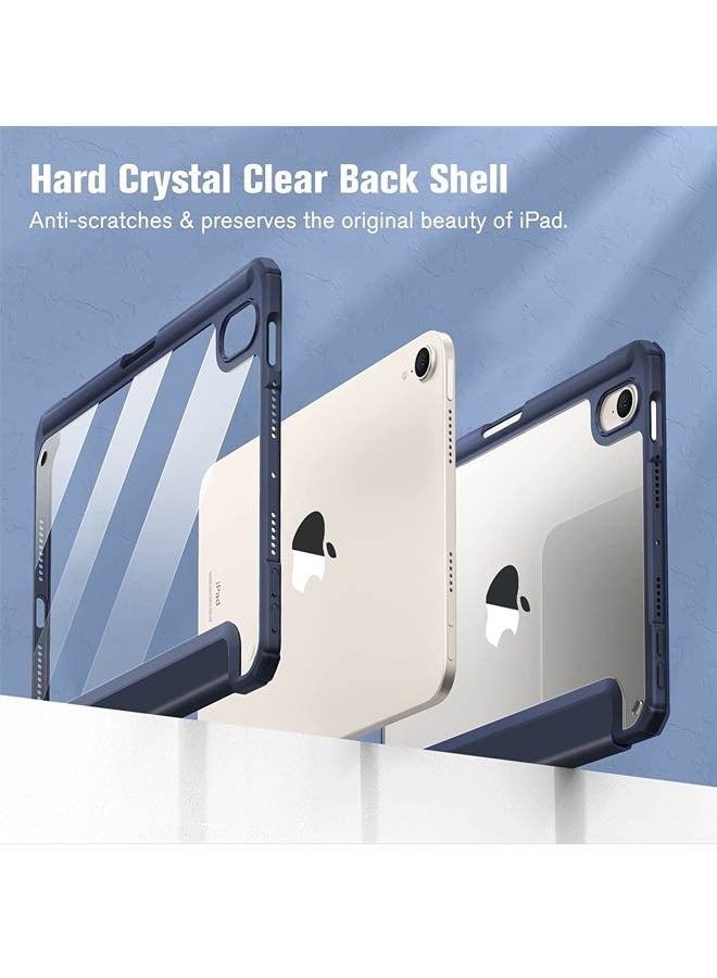 Rock Pow Hybrid Slim Case for iPad Mini 7 (A17 Pro) 2024 / iPad Mini 6 2021, [Built-in Pencil Holder] Shockproof Cover Clear Transparent Back Shell for iPad Mini 7th/6th Generation 8.3" - Image 5