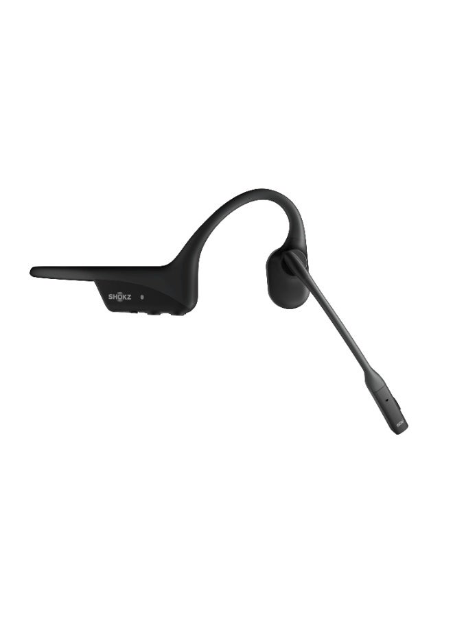 شوكز سماعة رأس بتقنية توصيل العظام OpenComm2 UC 2025 مع محول USB-C، سماعة بلوتوث مفتوحة الأذن مع ميكروفون لإلغاء الضوضاء، سماعة لاسلكية للعمل، المكالمات، الاجتماعات، القيادة، 16 ساعة من وقت التحدث - Image 4