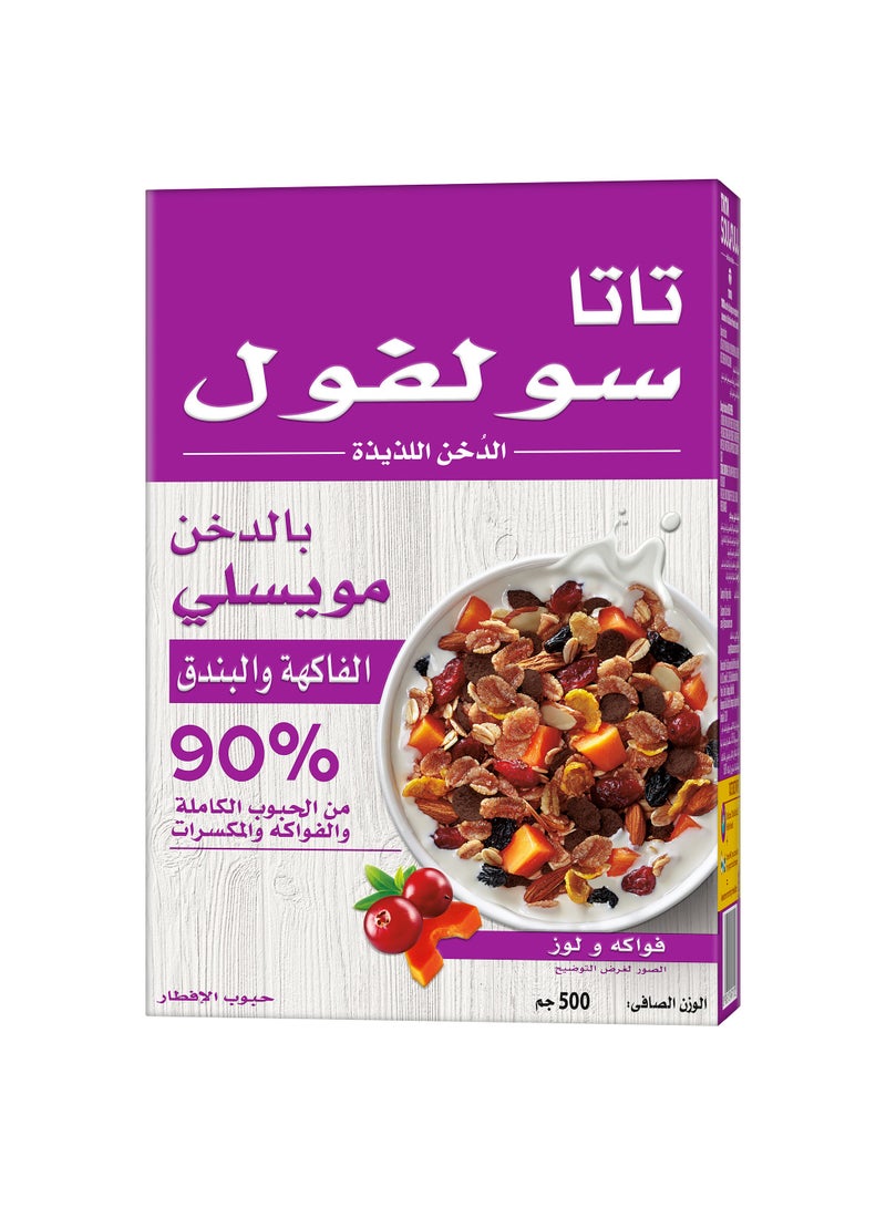 TATA SOULFULL موسلي الدخن بالفواكه والمكسرات والفواكه واللوز لوجبة الإفطار - Image 2