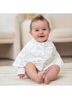 aden + anais aden + anais Essentials Baby Burpy Baby Bib, 100% Cotton Muslin, 22.5” X 11”, Single  - Image 3