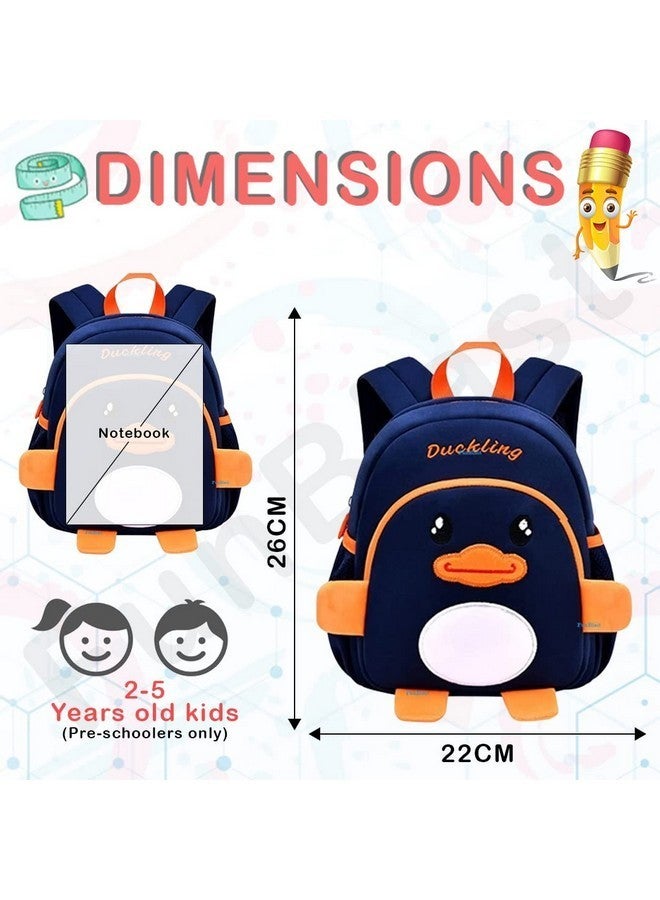 FunBlast Cute Duck Print 10 L Shoulder Bags for Kids Cartoon Bags for Kids - Small Size Bags for School, Picnic, Travelling for 2 to 6 Years old Kids, Boys, Girls (multicolour) - Image 2