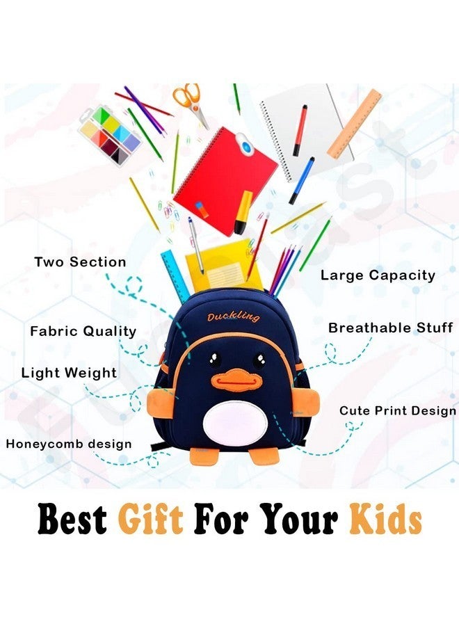 FunBlast Cute Duck Print 10 L Shoulder Bags for Kids Cartoon Bags for Kids - Small Size Bags for School, Picnic, Travelling for 2 to 6 Years old Kids, Boys, Girls (multicolour) - Image 5