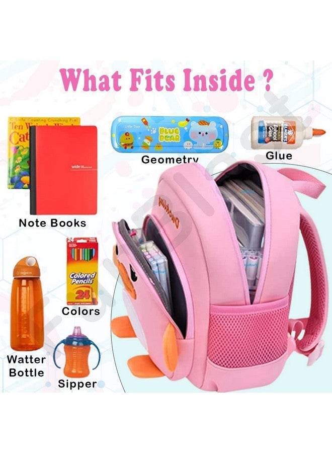 FunBlast Cute Duck Print 10 L Shoulder Bags for Kids Cartoon Bags for Kids - Small Size Bags for School, Picnic, Travelling for 2 to 6 Years old Kids, Boys, Girls (multicolour) - Image 4