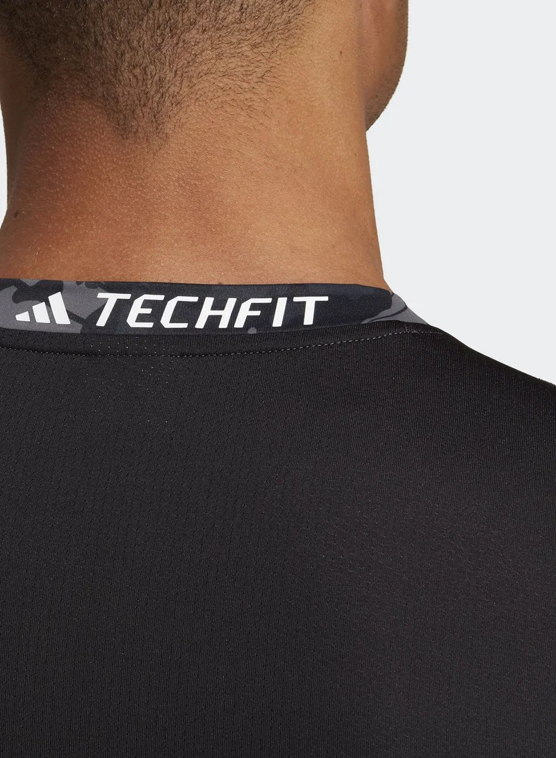 Adidas Techfit Aop T-Shirt