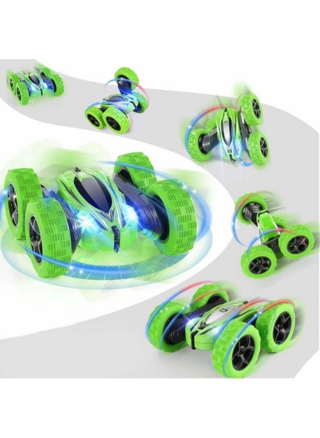 Sky Tech Sky Tech® Remote Control Car 2.4GHZ Rechargeable Mini RC Cars 360 Degree Flips Double Side Walking Rotating Storm Stunt Car 50 Mtrs Range 4WD RC Car with LED Headlights Remote Control Car (Multicolor)  - Image 5