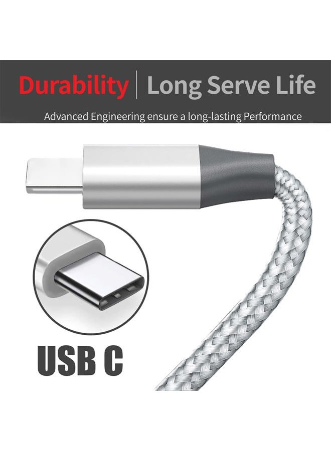 KUEVKA كابل شاحن سريع USB إلى Type C بطول 10 أقدام لجهاز iPad Pro مقاس 12.9 بوصة (الجيل 3 و 4 و 5)، iPad Pro مقاس 11 بوصة (الجيل 1 و 2 و 3)، كابل شحن iPad Mini 6 الجديد و iPad Air الجيل 4 - Image 3