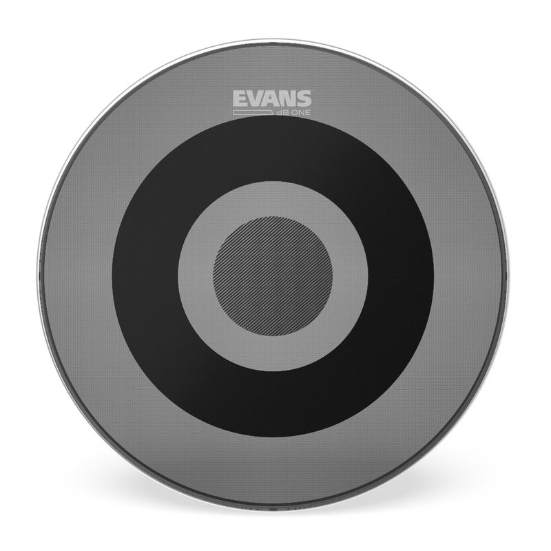 Evans Drum Heads dB One Bass Batter Reduces Volume Balanced TruetoKit Tones 18 inch