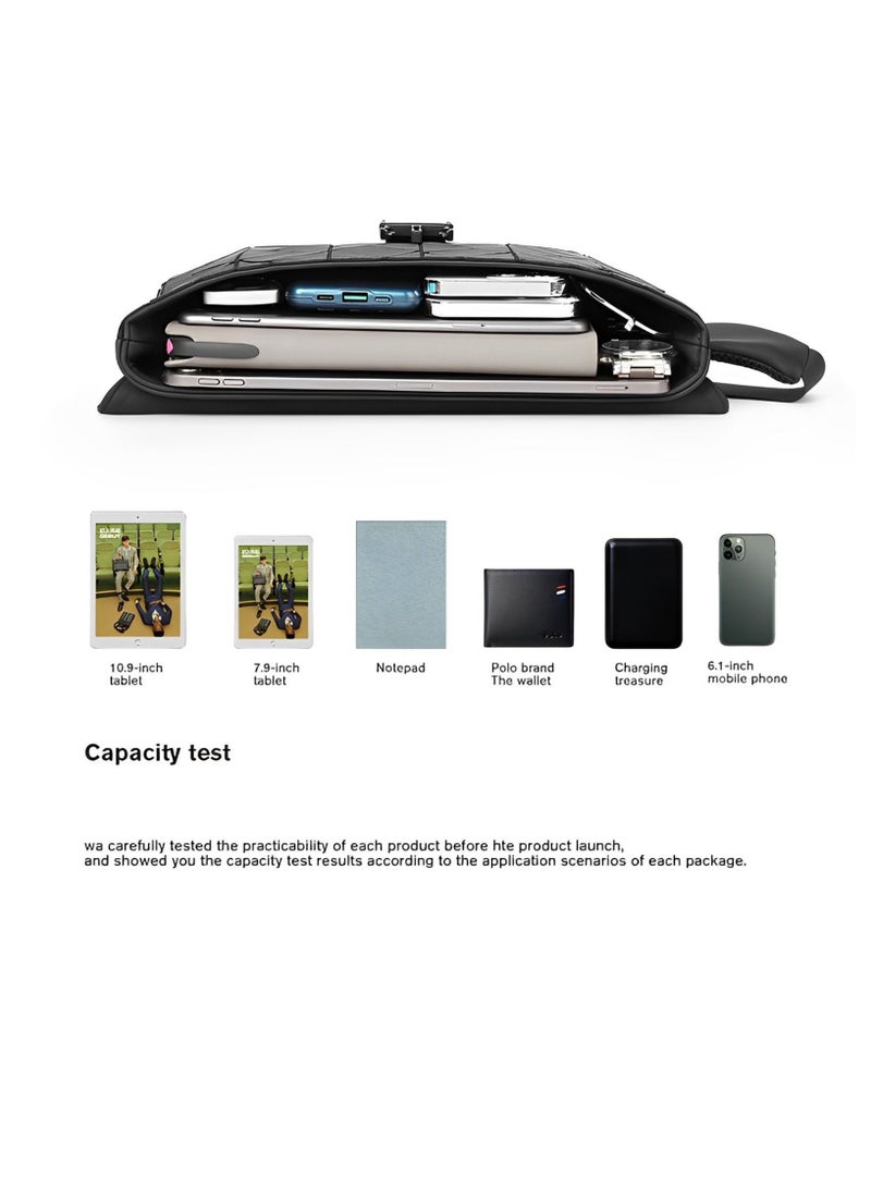 MIXDE High-Quality Diamond-shaped Small Crossbody Bag for Men and Women, Fashionable Street-style Shoulder Bag, Couple Backpack - Image 4