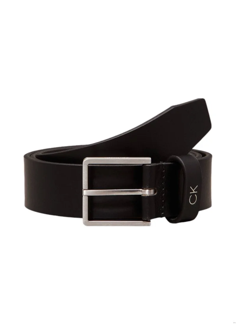 كالفن كلاين Men's Belt - Leather, Black