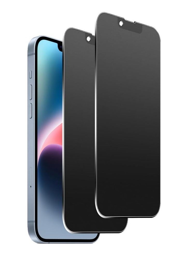 Screen Protector GLASS PRIVACY for iPhone 13 BLACK - Image 1
