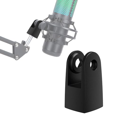 WIBOND Microphone Mount Adapter for HyperX QuadCast, HyperX QuadCast Mount Adapter HyperX QuadCast S Boom Arm Replacement Adapter Accessories with 3/8'' Screw Adapter - Image 1