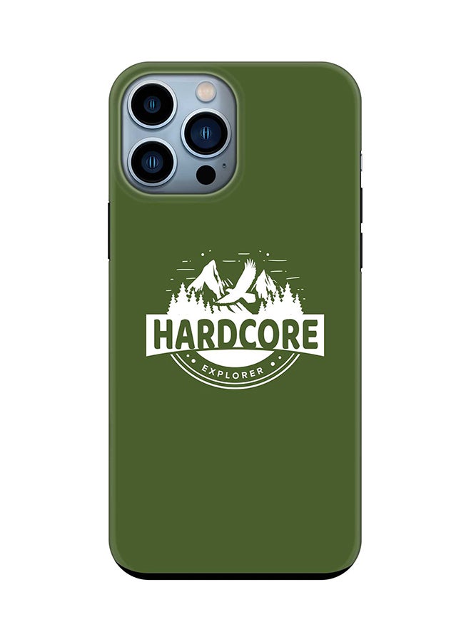 Tough Pro Series Case for Apple iPhone 14 Pro Max Dual Layer hybrid PC & TPU Customized Mobile Cover Shield with inner TPU protection Matte Finish - Hardcore Explorer