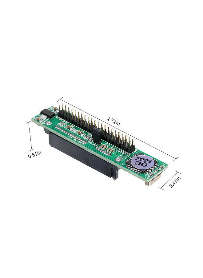 Generic - 2.5 Inch SATA to IDE Adapter Support ATA HDD Hard Disk Drive or SSD to Male 44 Pin Port Converter (Vertical Type) - Image 1
