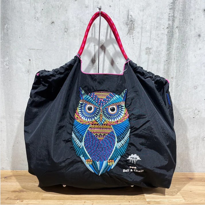 Japanese Ball Chain Macaron Embroidered Shopping Bag Niche Nylon Handbag Eco-Friendly Bag New Cloth Bag - Image 1