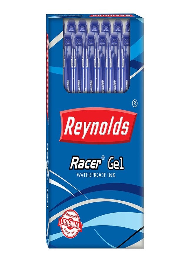 REYNOLDS Racer Gel - Blue Pack of 40 Pen - Image 1