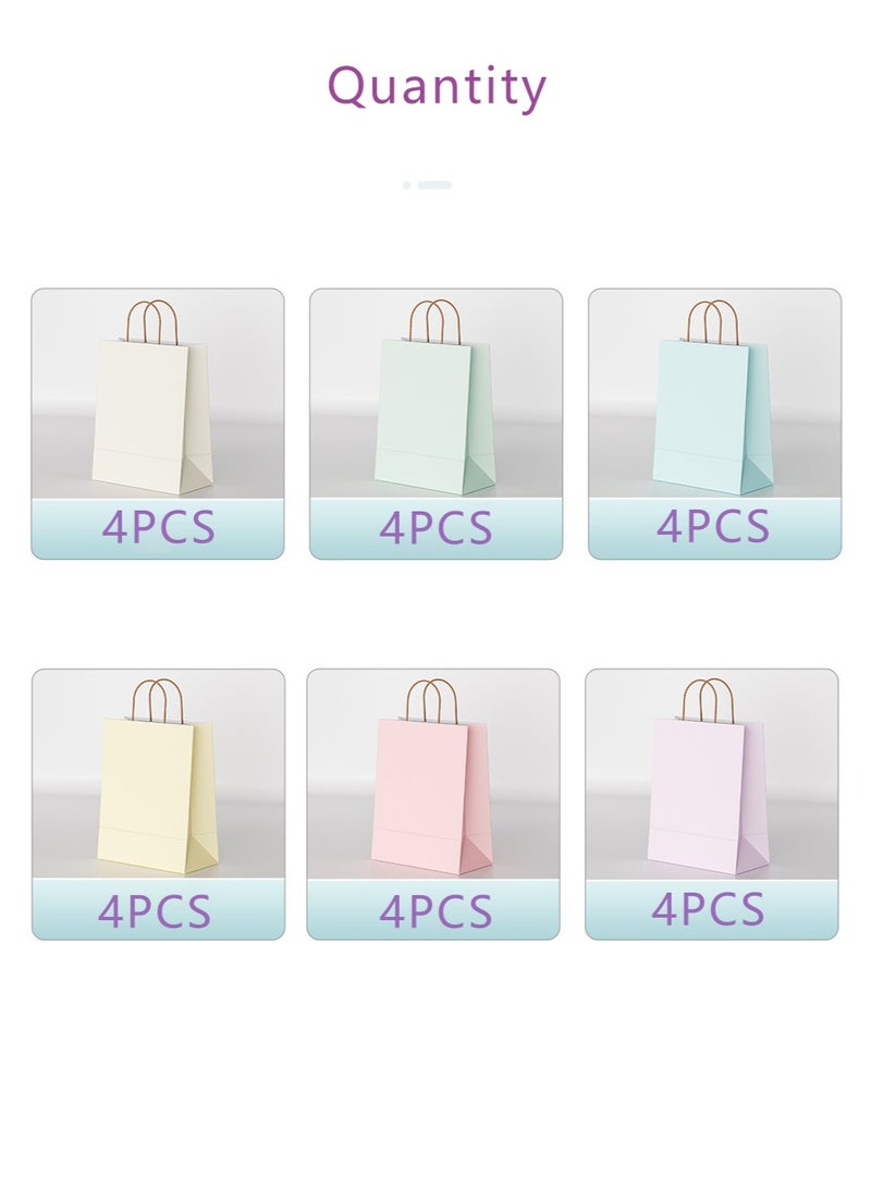 24 قطعة من أكياس الحلوى عالية الجودة لحفلات أعياد الميلاد للأطفال (21 × 15 × 8) - Image 2