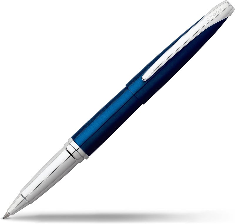 Cross ATX Refillable Gel Ink Rollerball Pen - Translucent Blue with Premium Gift Box - Image 1